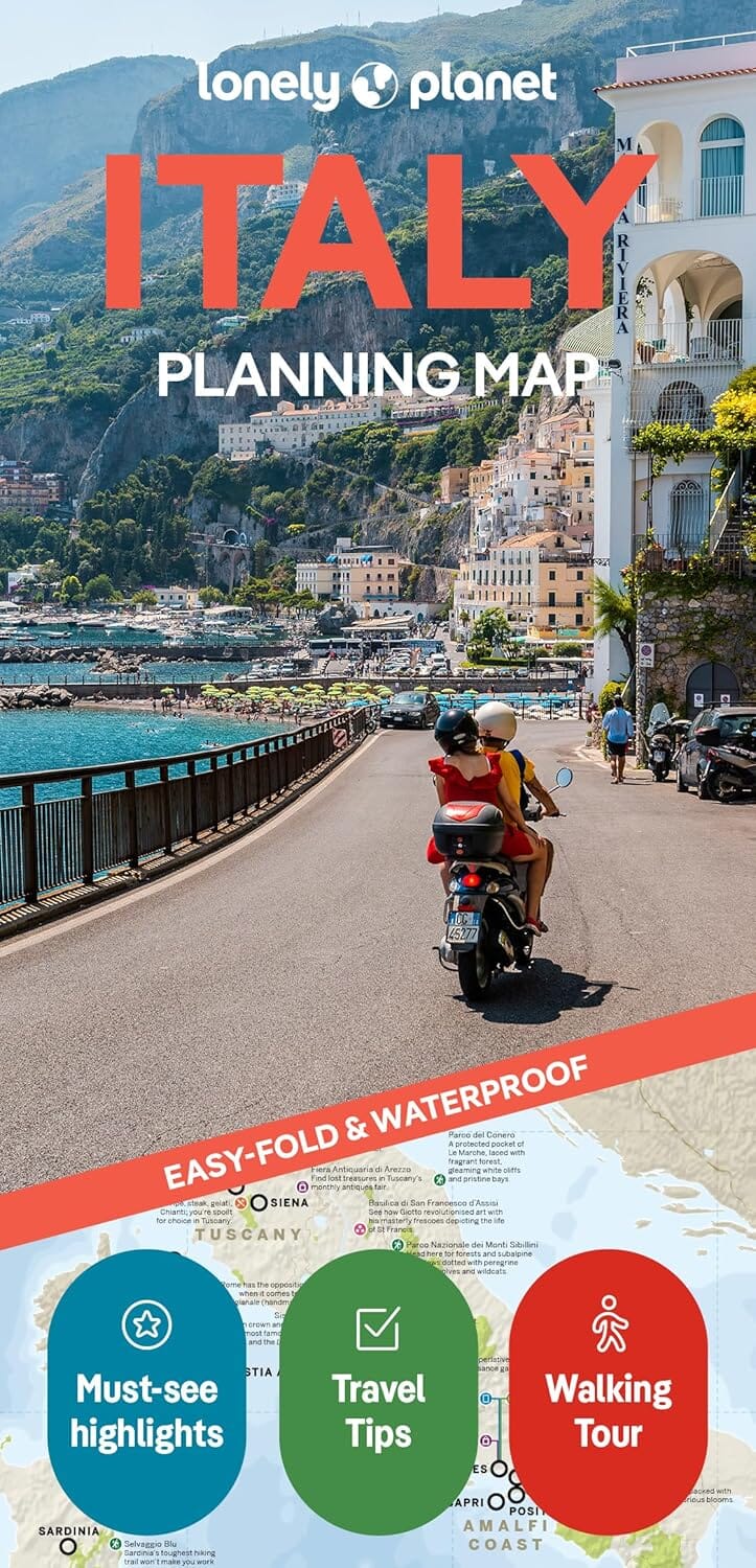 Carte de planification (en anglais) - Italy | Lonely Planet carte pliée Lonely Planet EN 