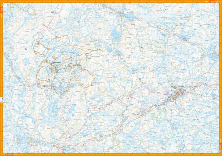Carte de plein air - Syöte (Finlande) | Calazo carte pliée Calazo 