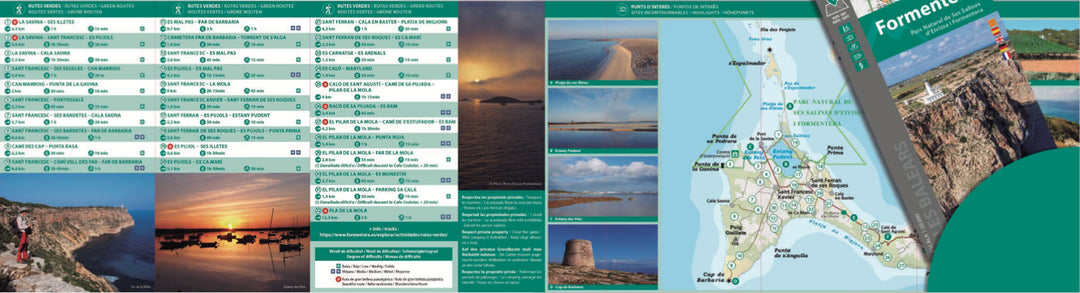 Carte de randonnée - Formentera | Alpina carte pliée Editorial Alpina 