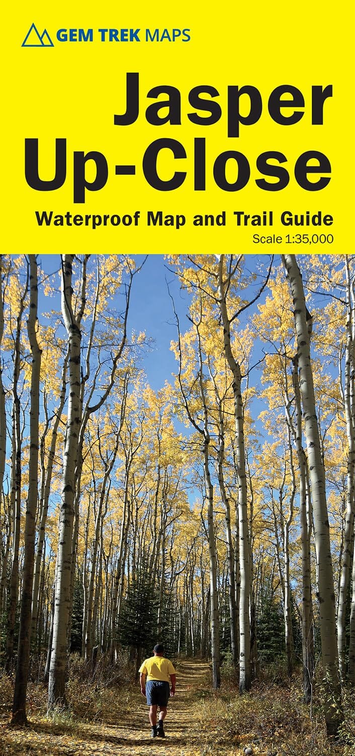 Carte de randonnée - Jasper Up-Close (Alberta) | Gem Trek carte pliée Gem Trek Publishing 