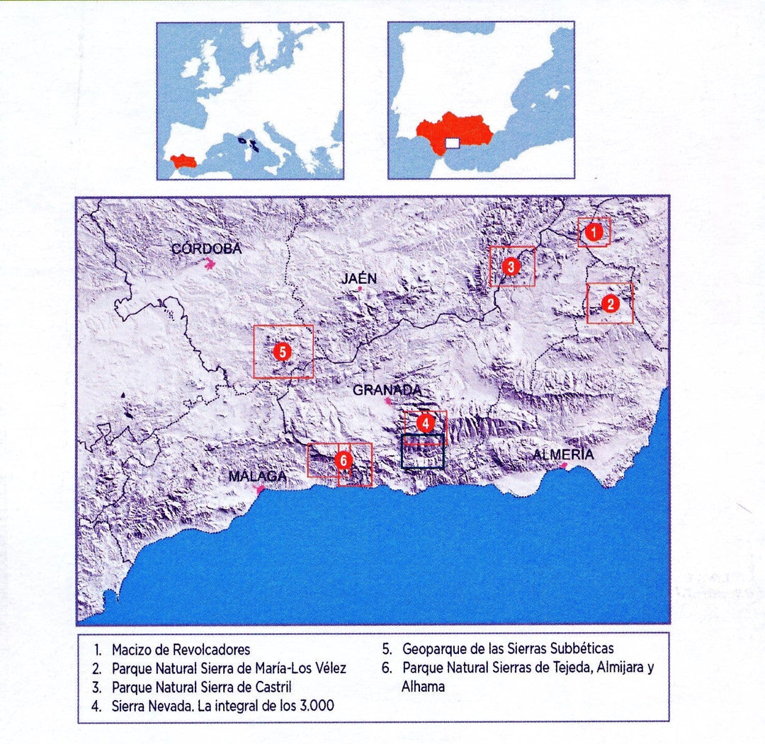 Carte de randonnée - La Alpujarra. Valles de Lanjarón, Poqueira, Taha de Pitres y Treveléz | Piolet carte pliée Editorial Piolet 