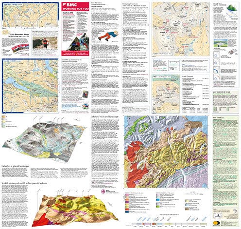 Carte de randonnée - Lake District XT40 BMM | Harvey Maps - British Mountain carte pliée Harvey Maps 