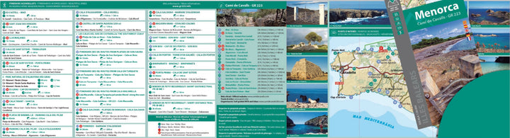 Carte de randonnée - Minorque, Cami de Cavall GR223 (îles Baléares) | Alpina carte pliée Editorial Alpina 