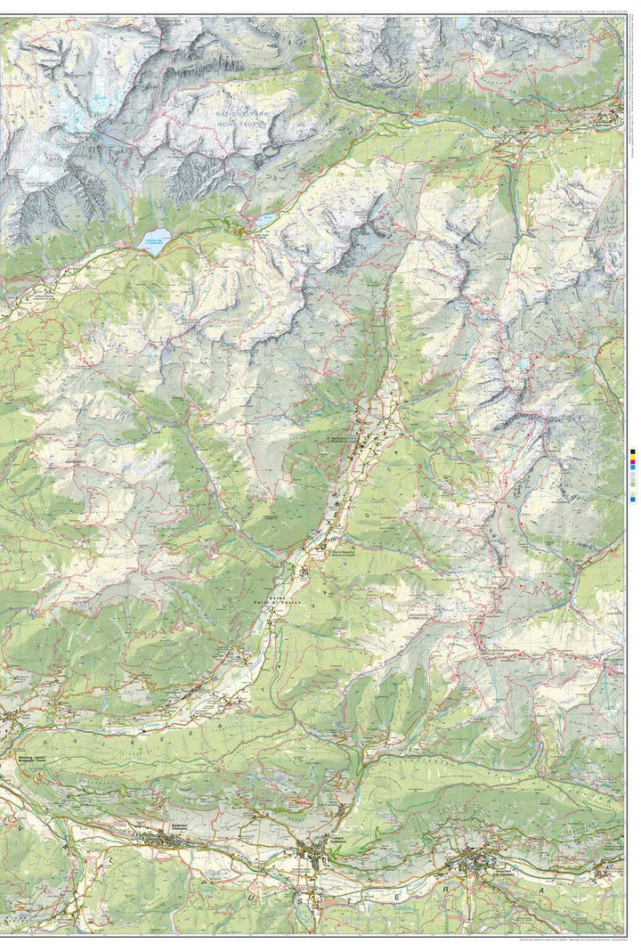 Carte de randonnée n° 32 - Anterselva et Casies (Italie) | Tabacco carte pliée Tabacco 