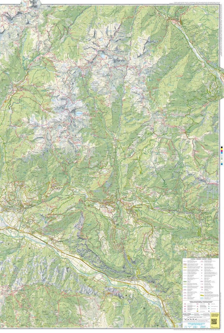 Carte de randonnée n° 58 - Valsugana, Tesino Lagorai, Cima d'Asta | Tabacco carte pliée Tabacco 