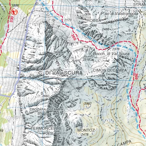 Carte de randonnée n° 67 - Altopiano della Paganella, Val d'Adige, Trento | Tabacco carte pliée Tabacco 