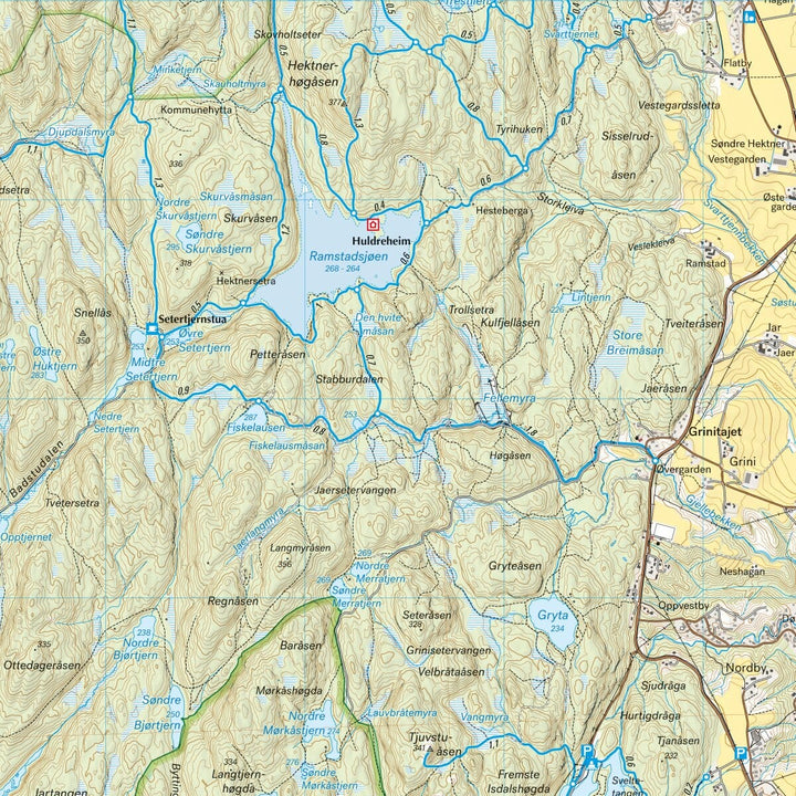 Carte de randonnée - Oslo Est - Stikart (Norvège) | Calazo carte pliée Calazo 