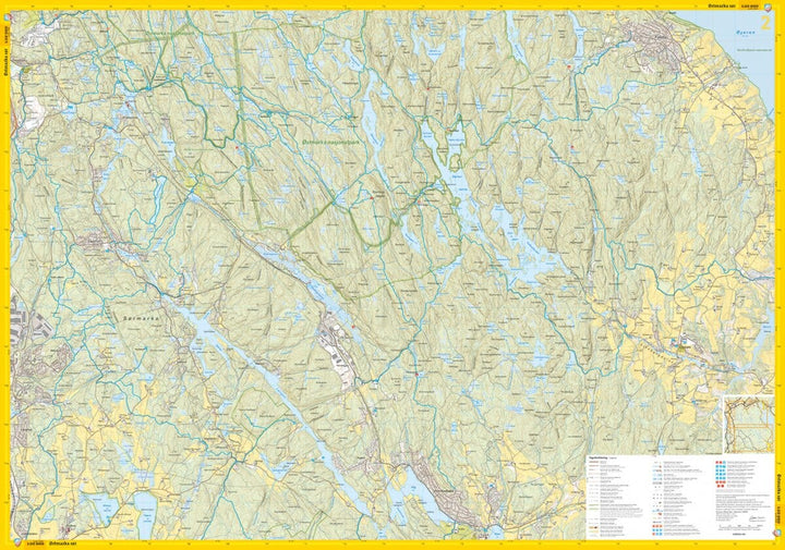 Carte de randonnée - Oslo Est - Stikart (Norvège) | Calazo carte pliée Calazo 