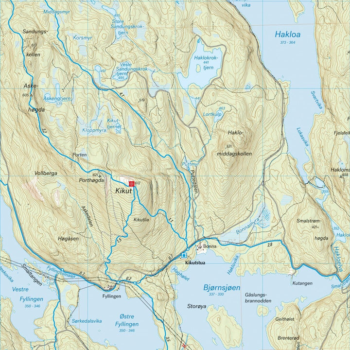 Carte de randonnée - Oslo Nord - Stikart (Norvège) | Calazo carte pliée Calazo 