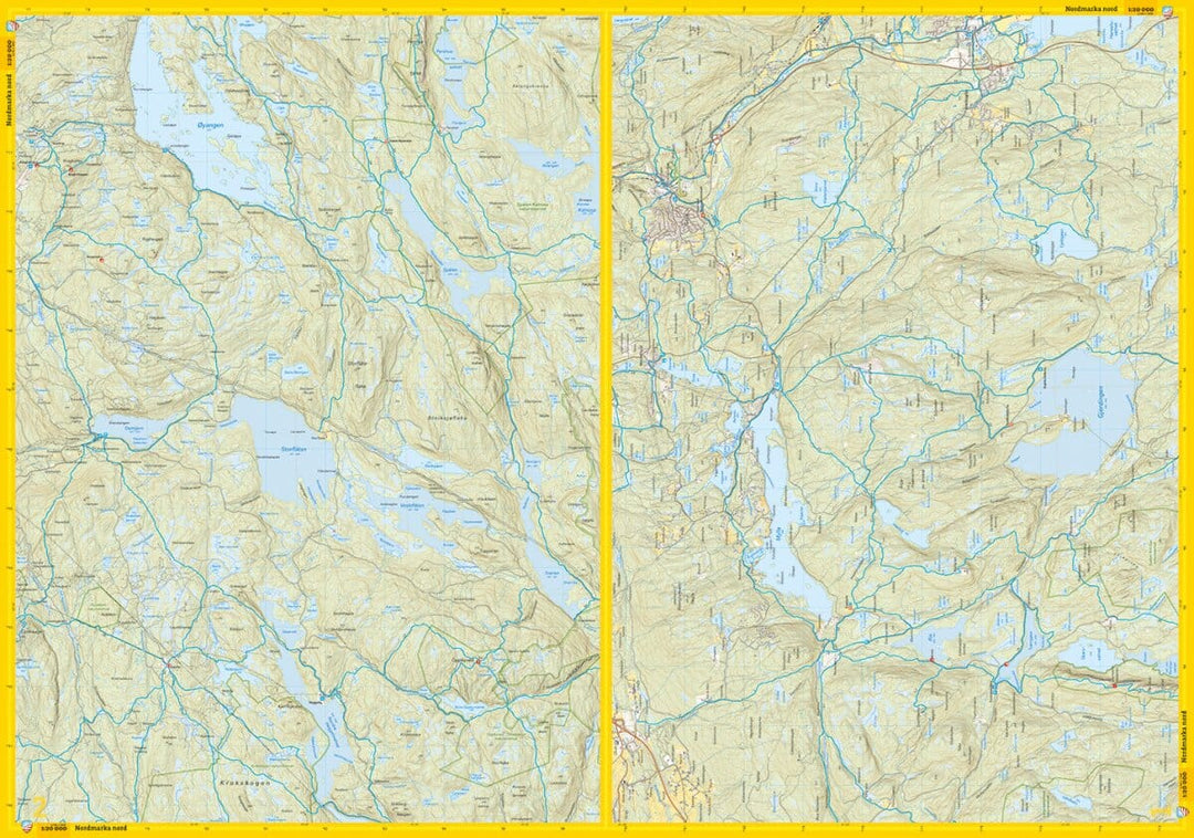 Carte de randonnée - Oslo Nord - Stikart (Norvège) | Calazo carte pliée Calazo 