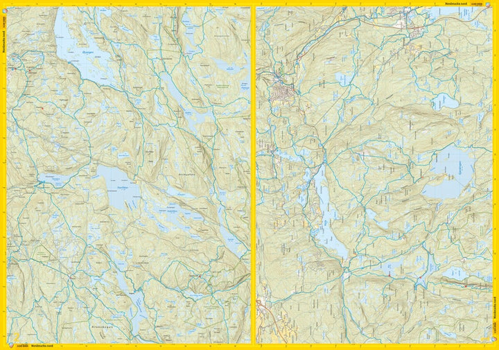 Carte de randonnée - Oslo Nord - Stikart (Norvège) | Calazo carte pliée Calazo 