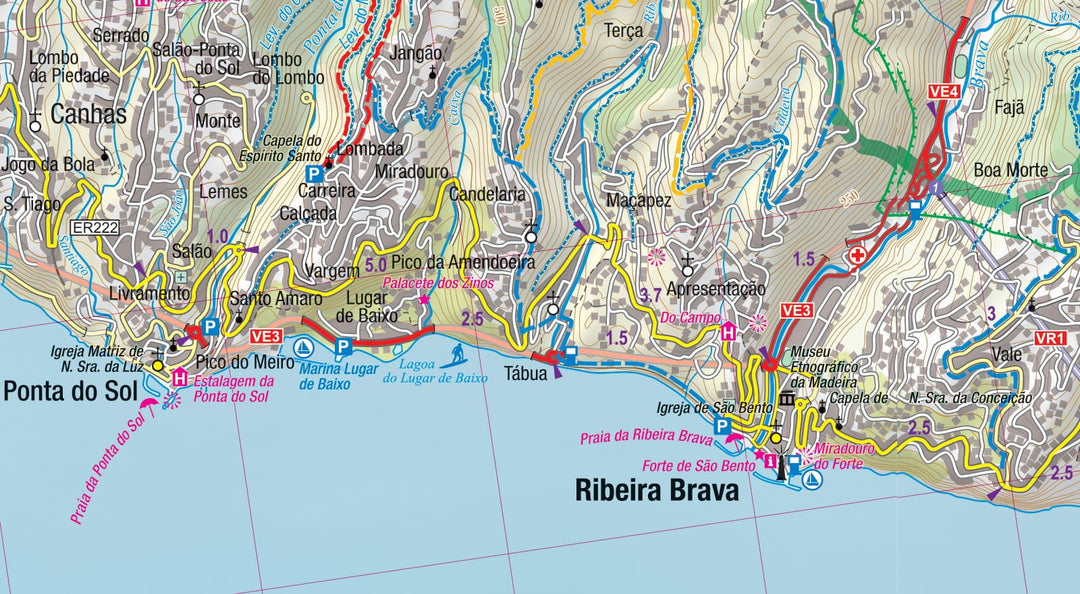 Carte de randonnée plastifiée - Madère (Portugal) | TerraQuest carte pliée Terra Quest 