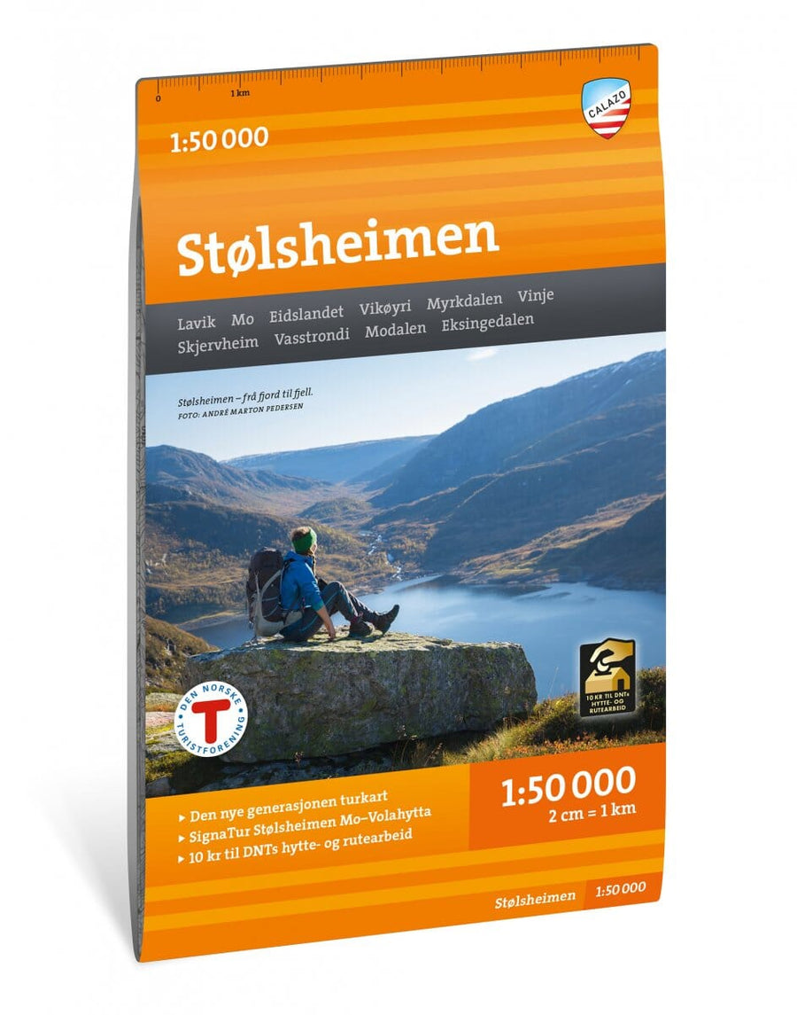 Carte de randonnée - Stølsheimen (Norvège) | Calazo - 1/50 000 carte de randonnée Calazo 