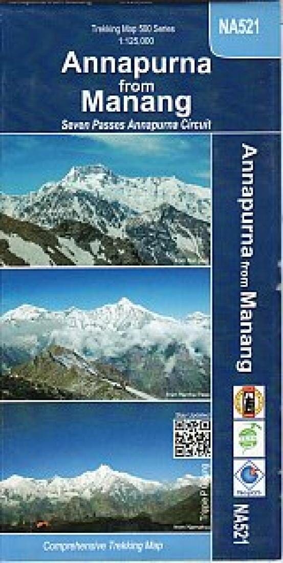 Carte de trekking - Annapurna depuis Manang : Nouveau circuit de Nar Phu (NA521) | Himalayan MapHouse carte pliée Himalayan MapHouse 