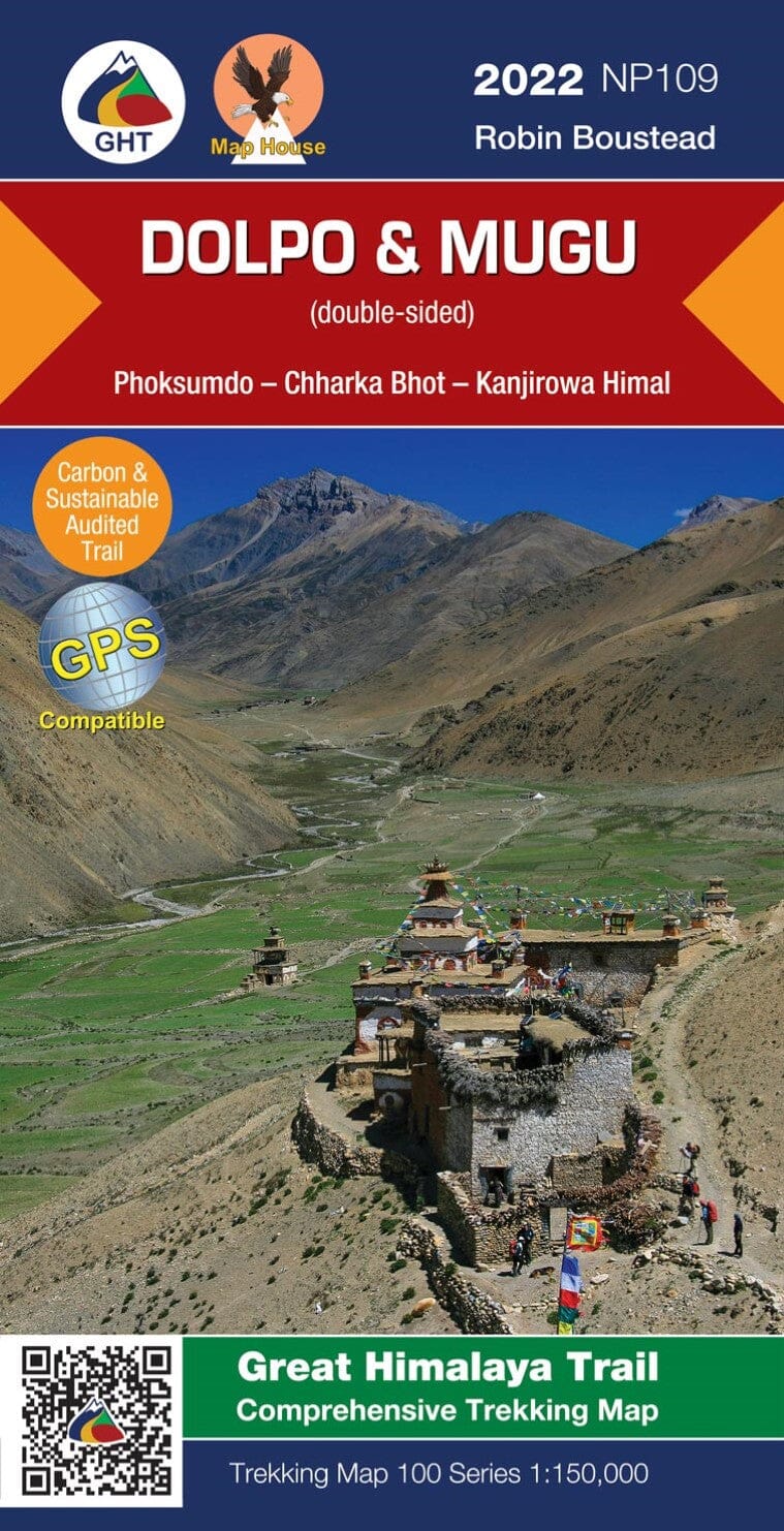 Carte de trekking au Népal - Région de Dolpo et de Mugu (NP109) | Himalayan MapHouse carte pliée Himalayan MapHouse 