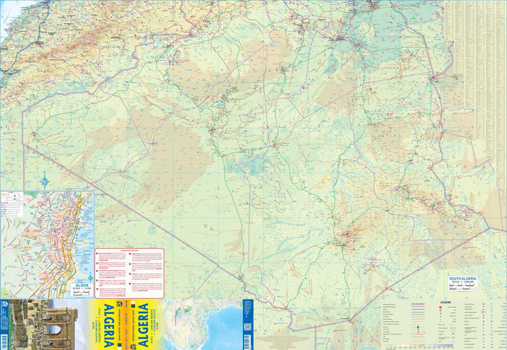 Carte de voyage - Algérie | ITM carte pliée ITM 