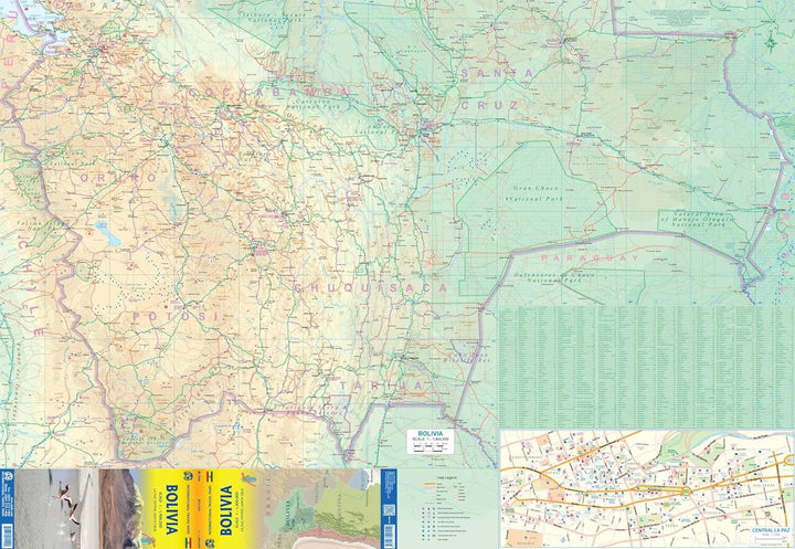Carte de voyage - Bolivie | ITM carte de voyage ITM 