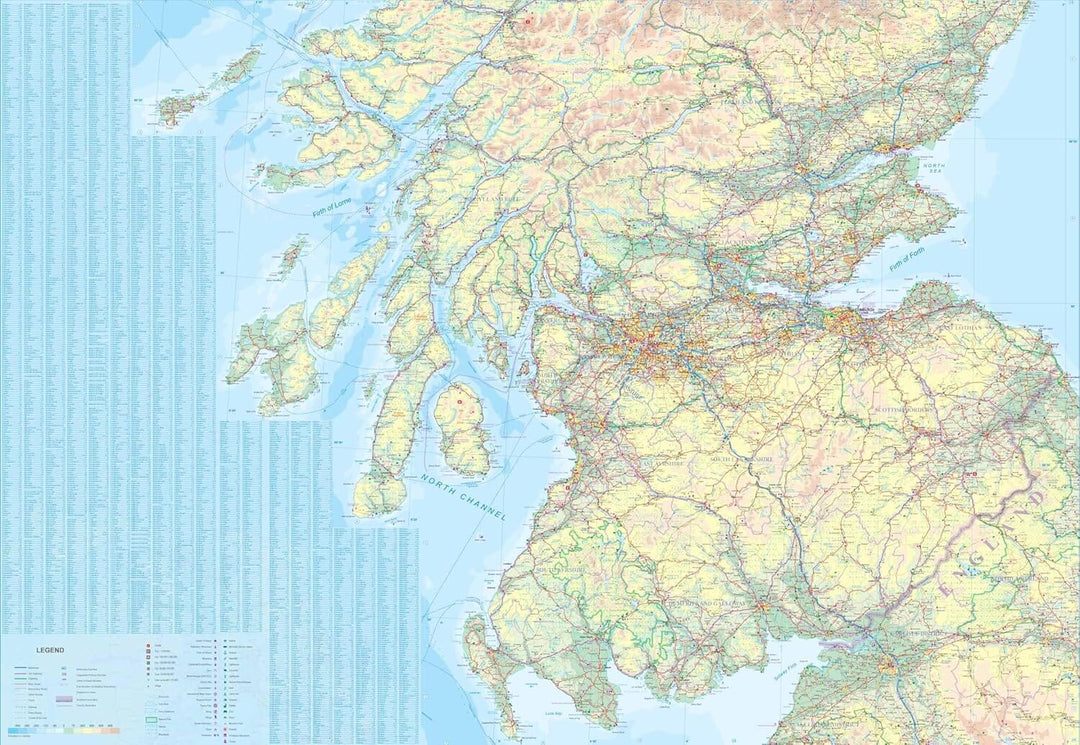 Carte de voyage - Ecosse | ITM carte pliée ITM 