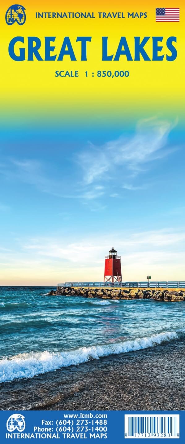 Carte de voyage - Grands Lacs (USA, Canada) | ITM carte de voyage ITM 