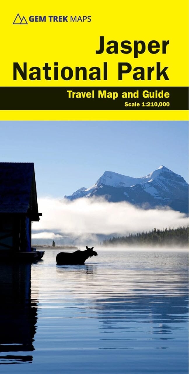 Carte de voyage & Guide - Jasper National Park (Alberta) | Gem Trek carte de voyage Gem Trek Publishing 