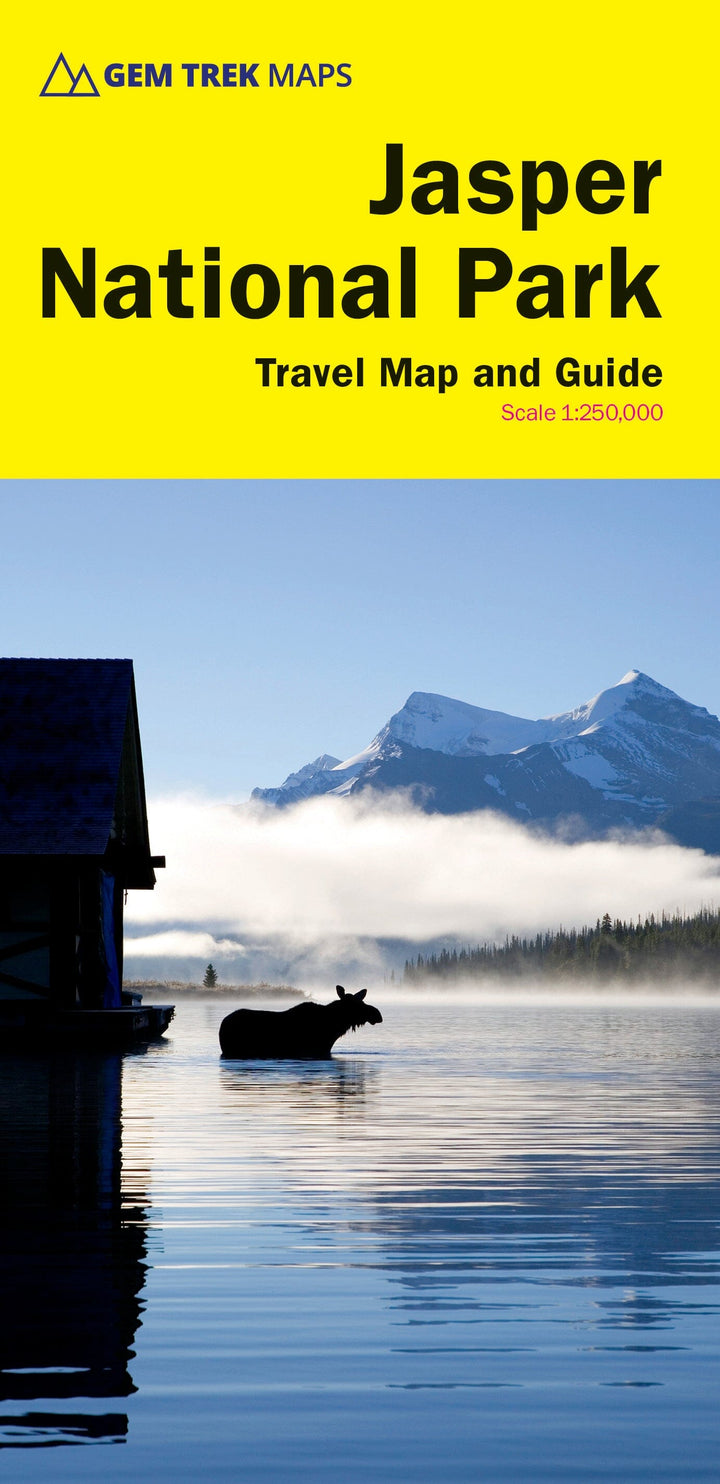 Carte de voyage & Guide - Jasper National Park (Alberta) | Gem Trek carte pliée Gem Trek Publishing 