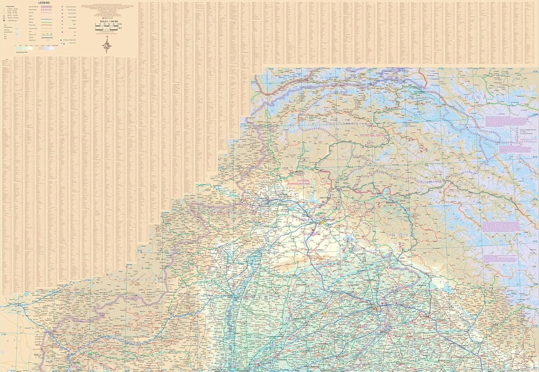 Carte de voyage - Pakistan | ITM carte pliée ITM 