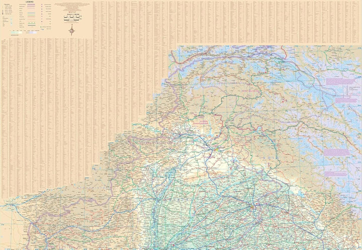 Carte de voyage - Pakistan | ITM carte pliée ITM 
