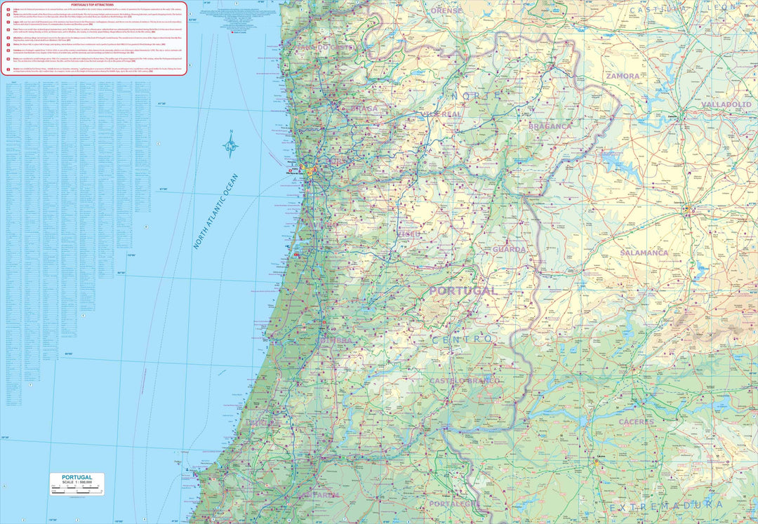 Carte de voyage - Portugal | ITM carte pliée ITM 