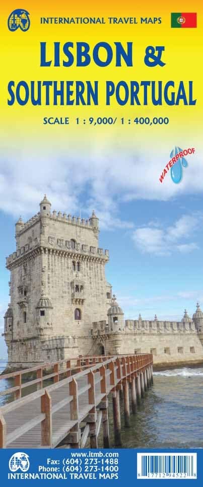 Carte de voyage - Portugal & Plan de Lisbonne | ITM carte de voyage ITM 