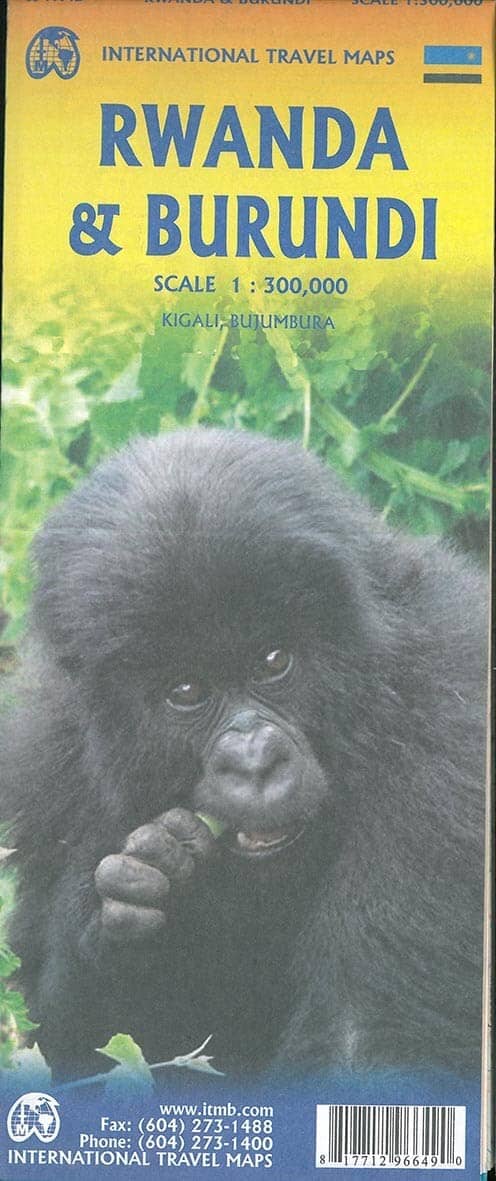 Carte de voyage - Rwanda & Burundi | ITM carte de voyage ITM 
