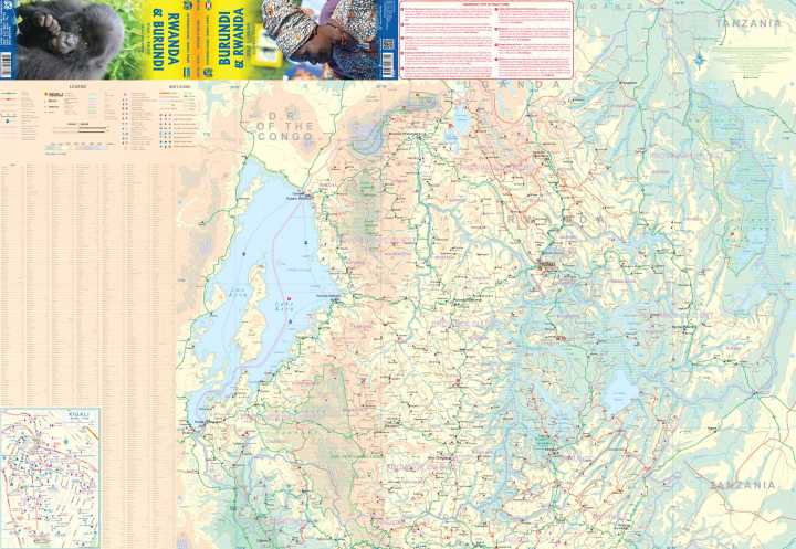 Carte de voyage - Rwanda & Burundi | ITM carte de voyage ITM 