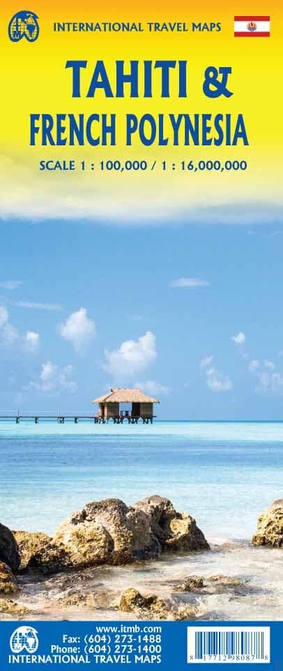 Carte de voyage - Tahiti & Polynésie Française | ITM carte pliée ITM 
