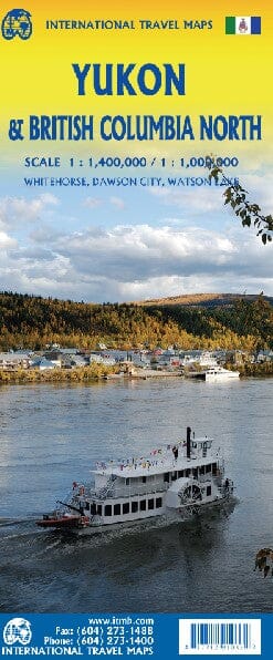 Carte de voyage - Territoire Yukon & Colombie Britannique Nord (Canada) | ITM carte pliée ITM 