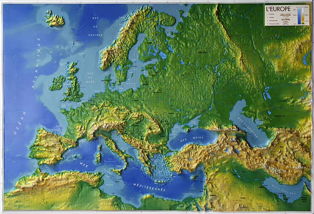 Carte Europe  Carte d'Europe