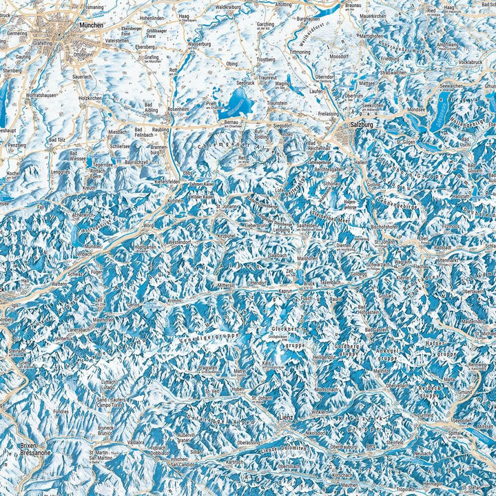 Carte panoramique été/hiver - Autriche | Freytag & Berndt carte pliée Freytag & Berndt 