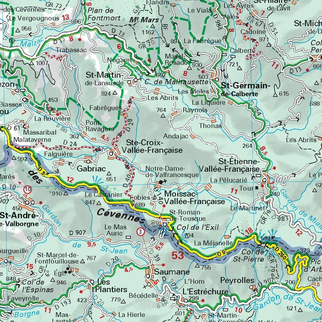 Carte régionale n° 526 - Occitanie Est : Languedoc-Roussillon 2022 | Michelin carte pliée Michelin 