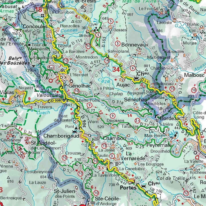 Carte régionale n° 526 - Occitanie Est : Languedoc-Roussillon 2022 | Michelin carte pliée Michelin 