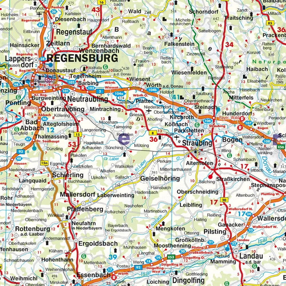 Carte routière - Allemagne au 1 /500 000 | Freytag & Berndt carte pliée Freytag & Berndt 