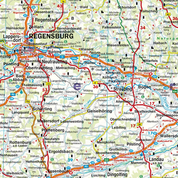 Carte routière - Allemagne au 1 /500 000 | Freytag & Berndt carte pliée Freytag & Berndt 