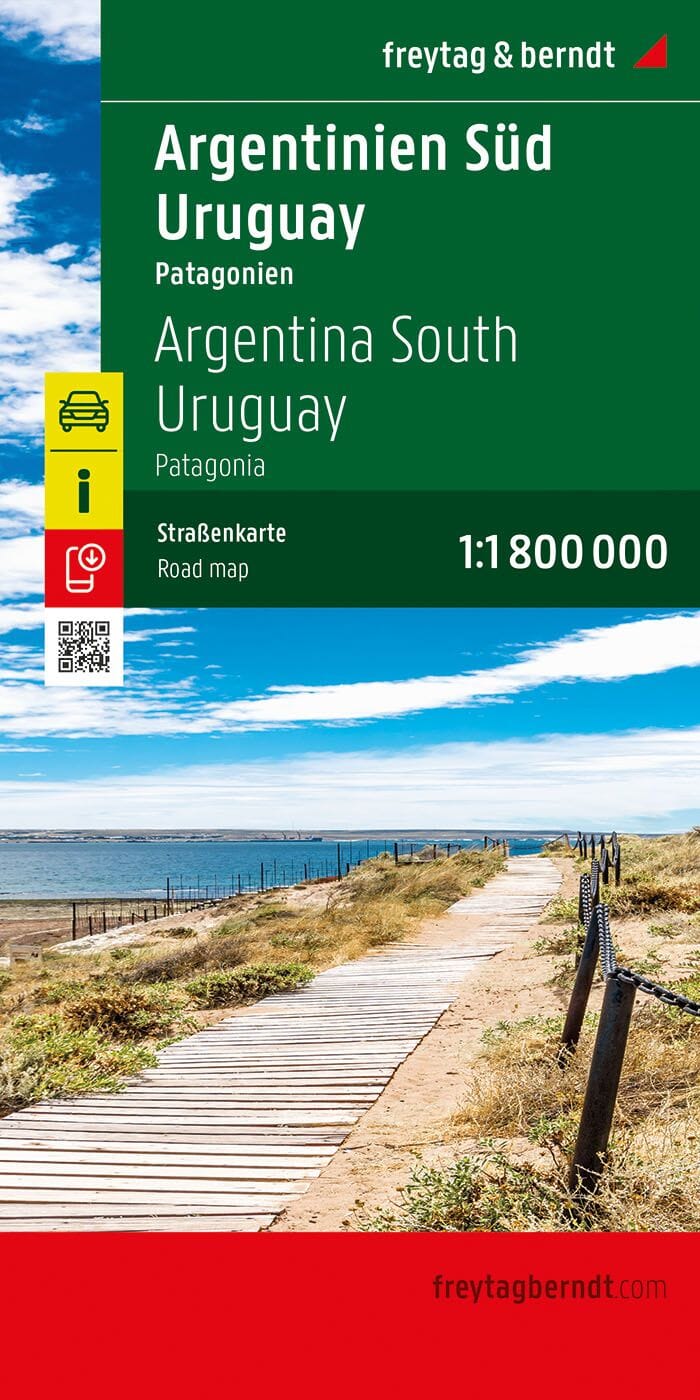 Carte routière - Argentine Sud, Uruguay | Freytag & Berndt carte pliée Freytag & Berndt 