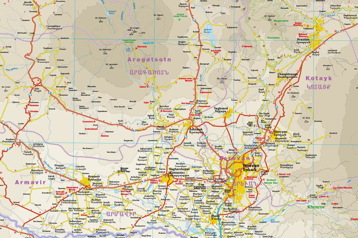 Carte routière - Arménie | Reise Know How carte de voyage Reise Know-How 