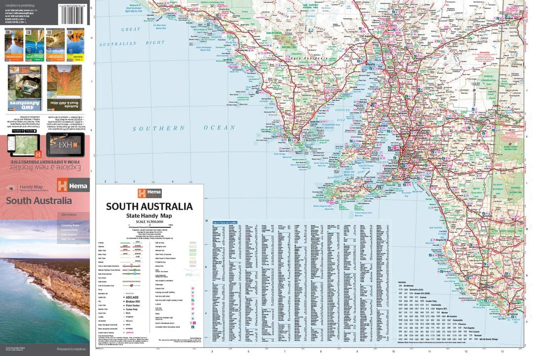 Carte routière - Australie Sud | Hema Maps - Handy map carte pliée Hema Maps 