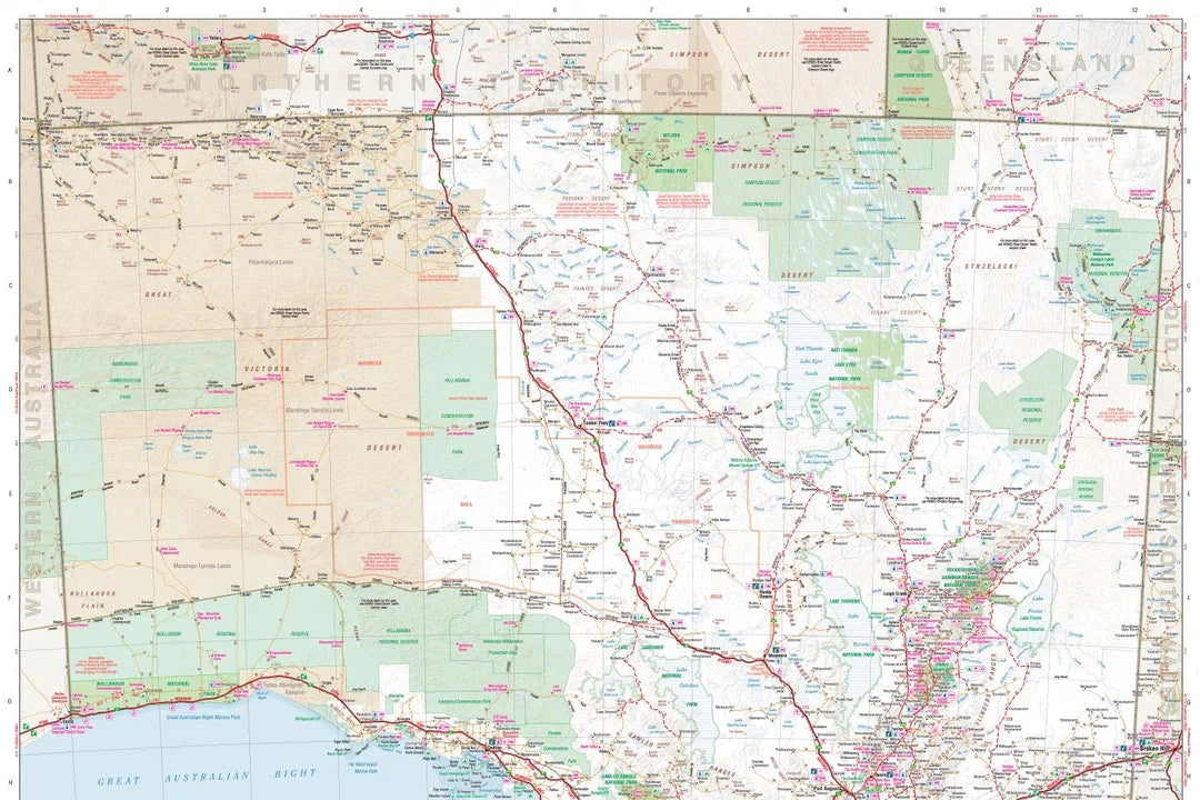 Carte routière - Australie Sud | Hema Maps - Handy map carte pliée Hema Maps 