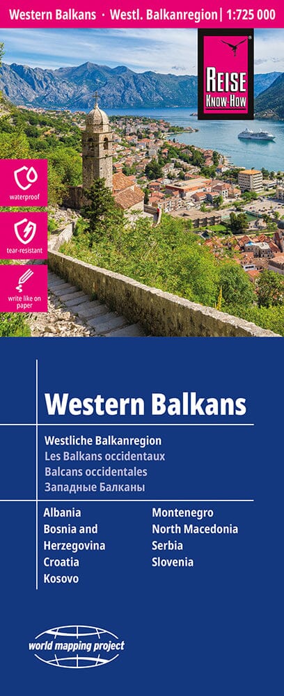Carte routière - Balkans occidentaux | Reise Know How carte de voyage Reise Know-How 