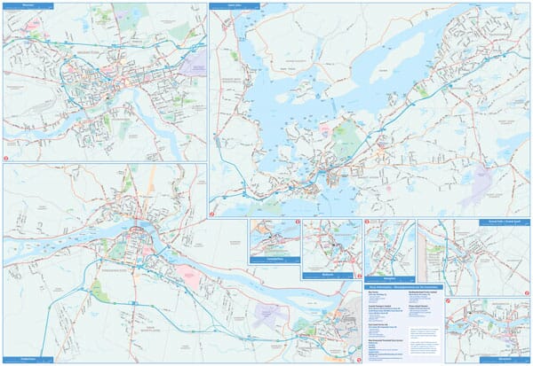 Carte routière du Nouveau-Brunswick | Canadian Cartographics Corporation carte pliée Canadian Cartographics Corporation 