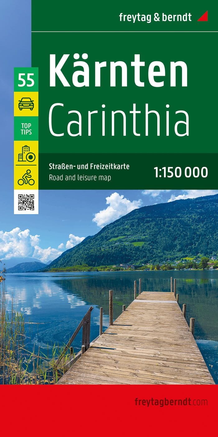 Carte routière et cycliste - Land de Carinthie (Autriche) | Freytag & Berndt carte pliée Freytag & Berndt 