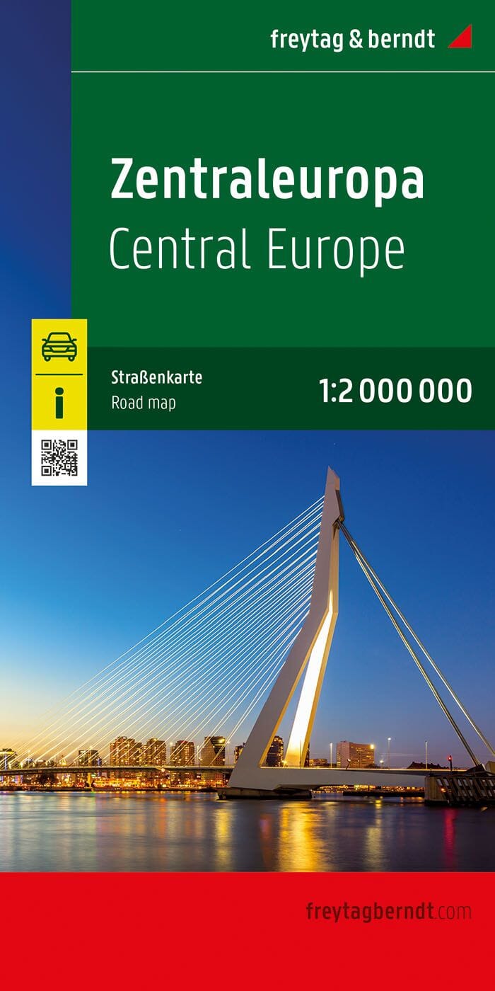 Carte routière - Europe Centrale | Freytag & Berndt carte pliée Freytag & Berndt 