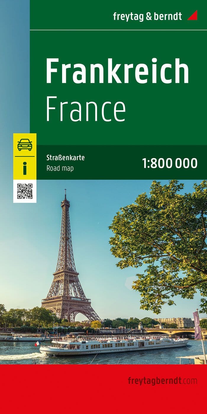 Carte routière - France (impression recto-verso) | Freytag & Berndt carte pliée Freytag & Berndt 