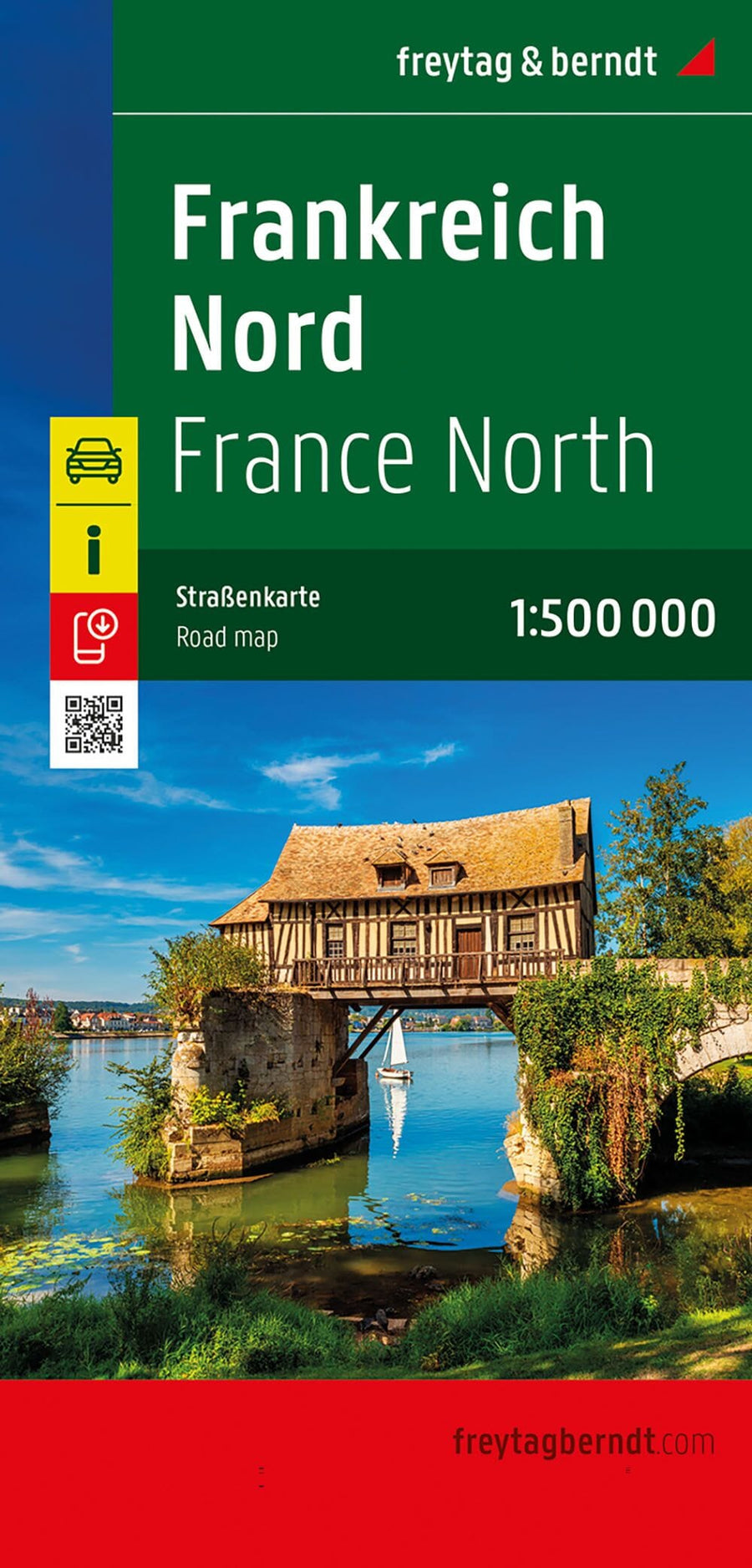 Carte routière - France Nord | Freytag & Berndt carte pliée Freytag & Berndt 
