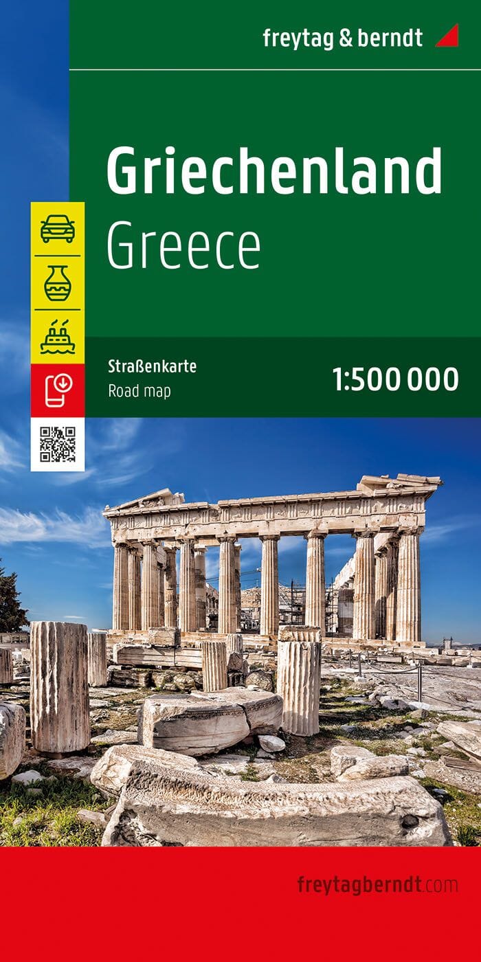 Carte routière - Grèce au 1/500,000 | Freytag & Berndt carte pliée Freytag & Berndt 